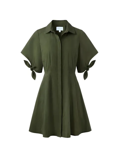 Tanya Taylor Corinna tie-cuff dress Green P26D373313