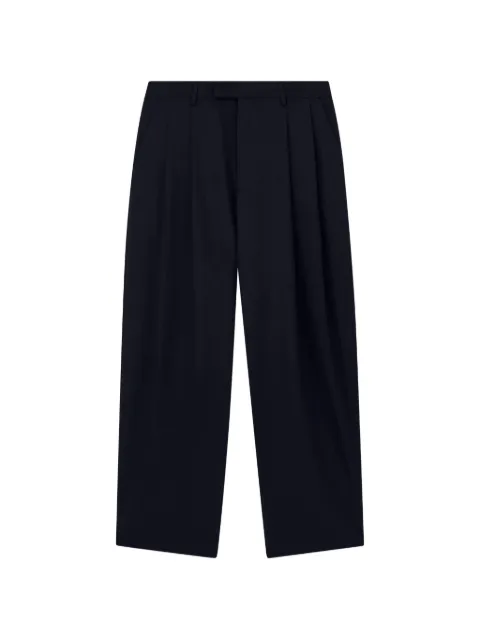 Giorgio Armani pleated wide-leg trousers Blue GM004474TE10043