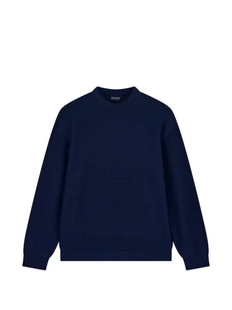 Giorgio Armani long-sleeve sweatshirt Blue GM004009TE22834UB100