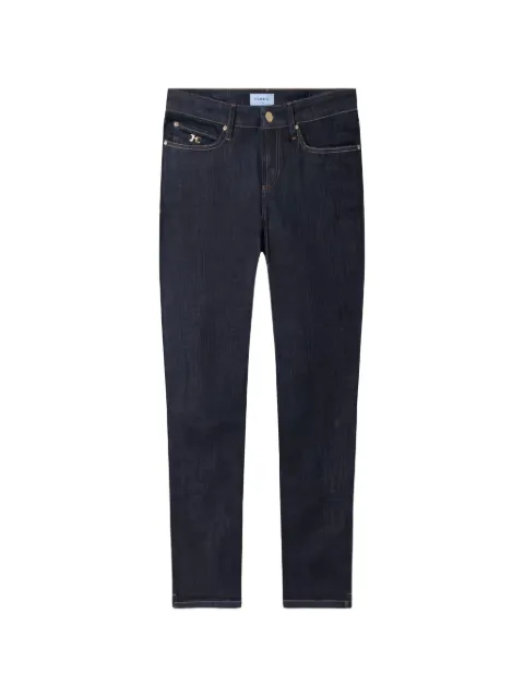 Cambio plaque-detail jeans Blue 9157008346