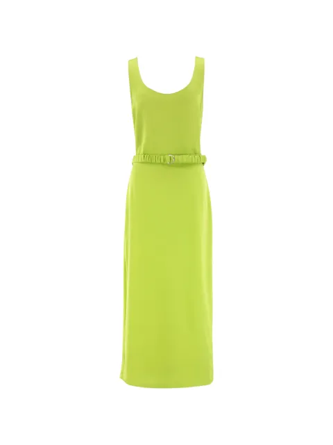 SABLYN Paz scoop-neck belted midi dress Green PAZB2603