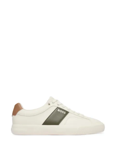 BOSS logo-print sneakers White 50522833