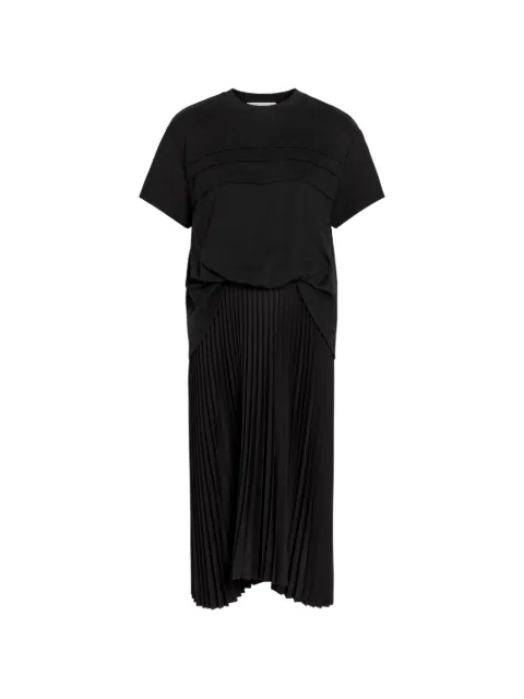 3.1 Phillip Lim pleated layered dress Black P26191143PJB