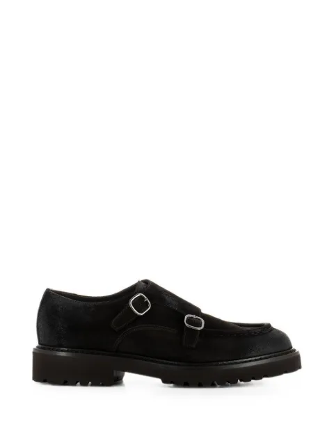 Doucal's double-buckle apron-toe monk shoes Brown DU2738PHILUF205