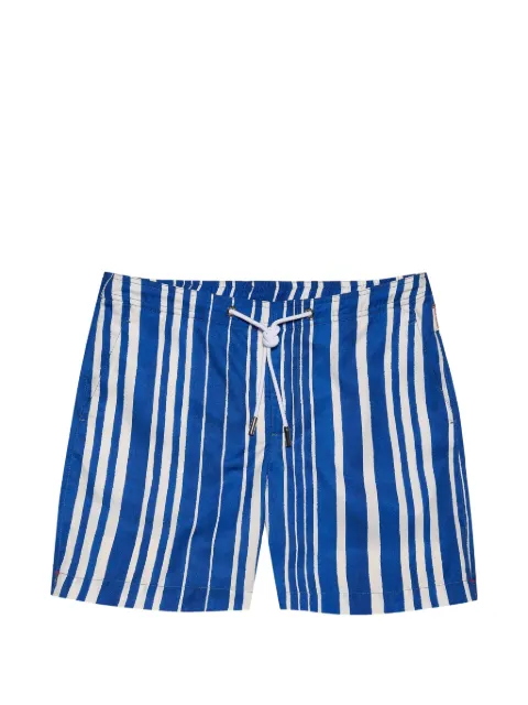 Orlebar Brown Bulldog Drawcord stripe-print swim shorts Blue 282424
