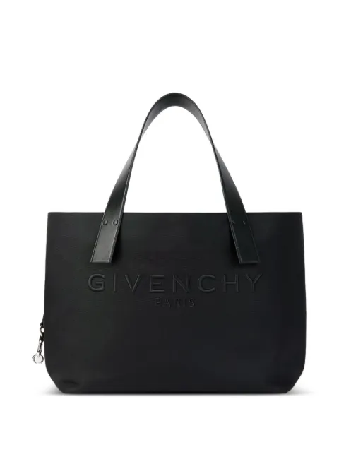 Givenchy logo-embossed large tote bag Black BK50G4K21W