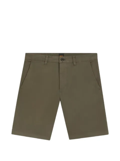 BOSS slim-fit chino shorts Green 50564132