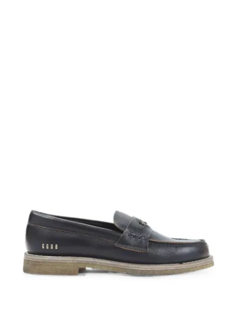 Golden Goose logo-detail loafers Black GWF01134F008809