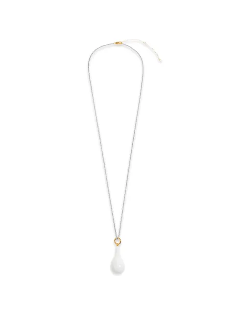 TOTEME crystal-pendant necklace Silver 263WJQ0190JA0037