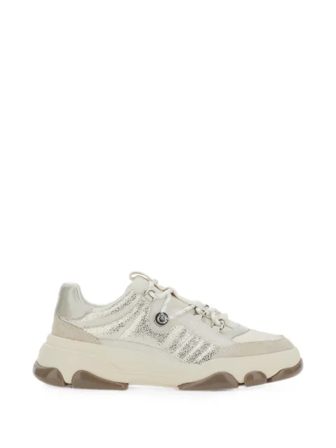 PINKO panelled glitter-effect sneakers White SS0195P038