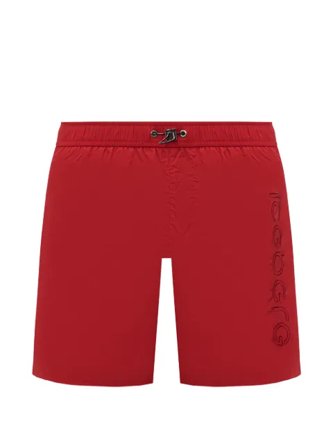 Iceberg logo-lettering swim shorts Red ICE26MBM07