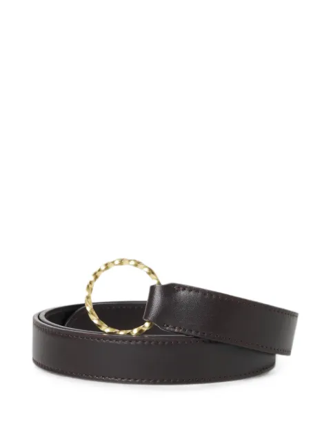 TAIGA TAKAHASHI Infinite Circle leather belt Red TW26AW003090