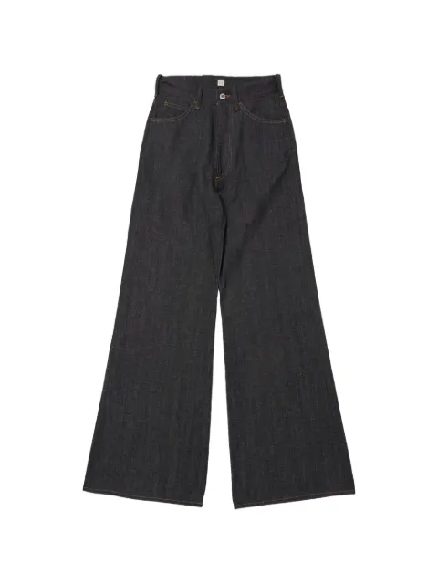 TAIGA TAKAHASHI flared-leg jeans Blue TW26AW701