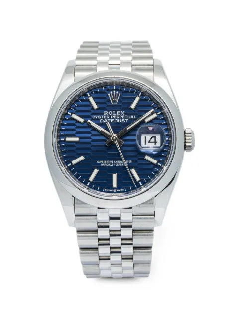 Rolex Datejust Jubilee 36mm watch Blue 126200
