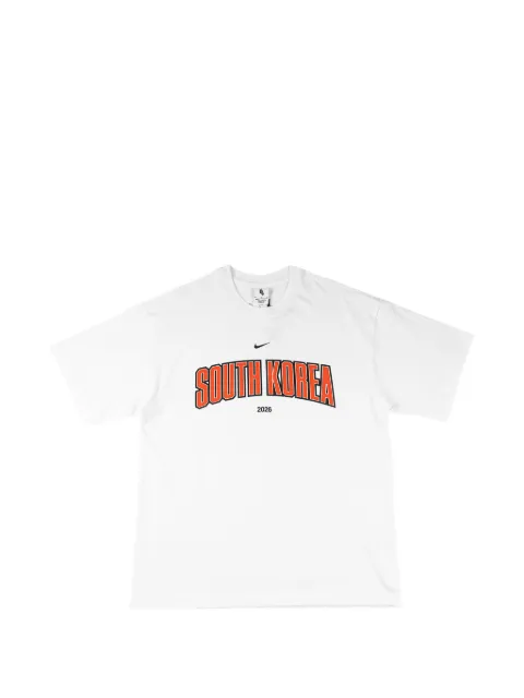 Nike South Korea logo-print T-shirt White FD7932
