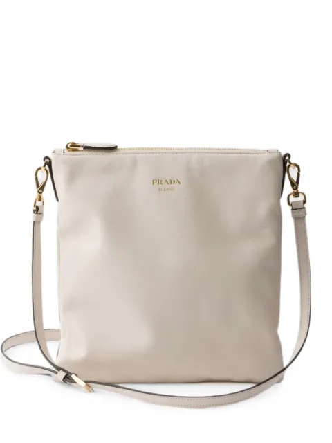 Prada nappa leather mini shoulder bag White 1BH233VOOO2DX8