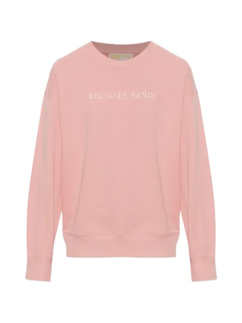 Michael Michael Kors embroidered logo sweatshirt Pink MR651Z64MY0