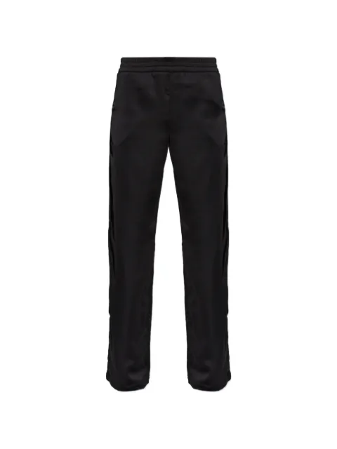 Off-White lace-insert trousers Black 2FH00650BW009