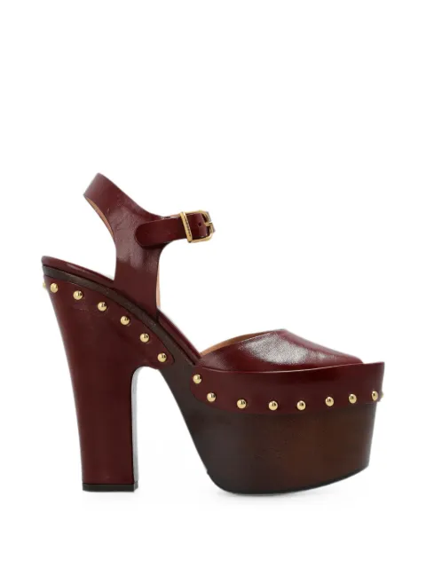 Chloé Meret stud-embellished sandals Red CH26A20SWF