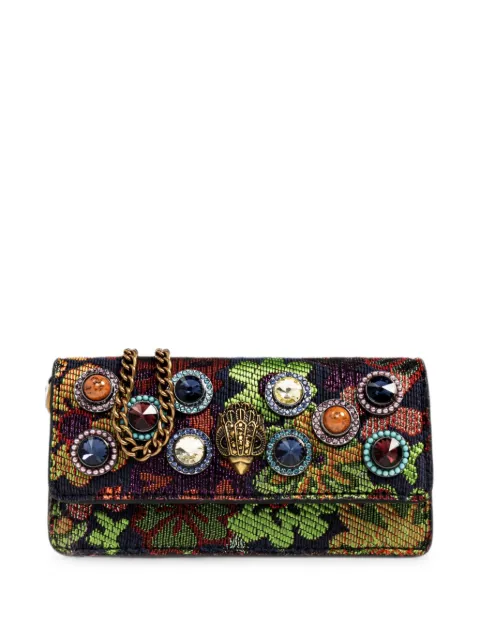 Kurt Geiger London Long Nano Shoreditch gem-embellished bag Black LONGNANOSHOREDITCHGEMS0