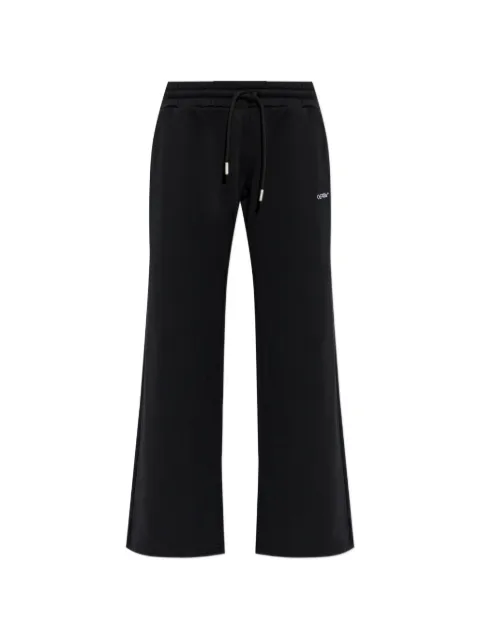 Off-White Bookish logo-print track pants Black 2FH00338BW003
