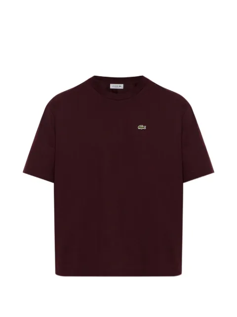 Lacoste logo-patch T-shirt Red TF72150