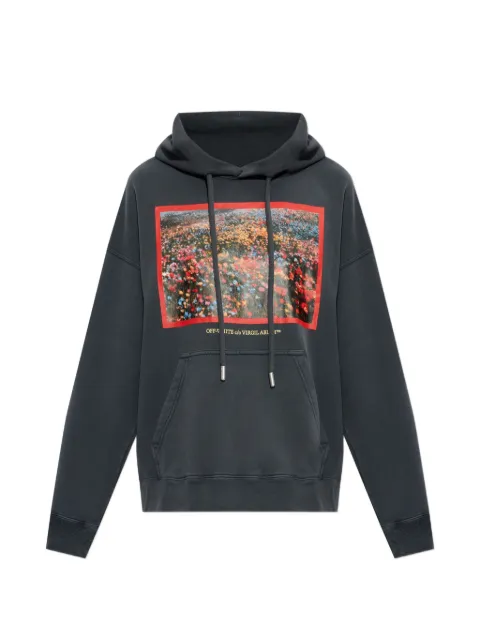 Off-White graphic-print hoodie Grey 2FE00447TW045