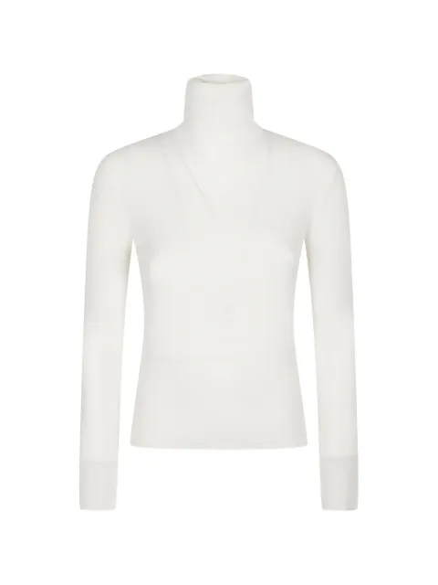P.A.R.O.S.H. ribbed-knit roll-neck sweater Neutrals D512552XLONG