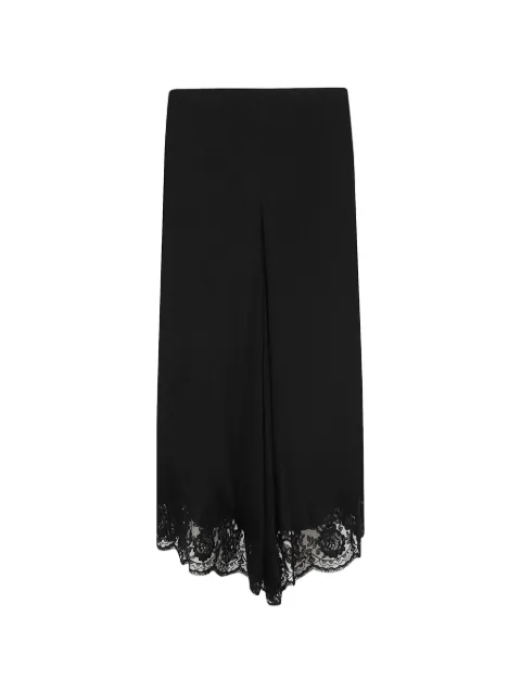 P.A.R.O.S.H. lace-trim midi skirt Black ARNIAD621211
