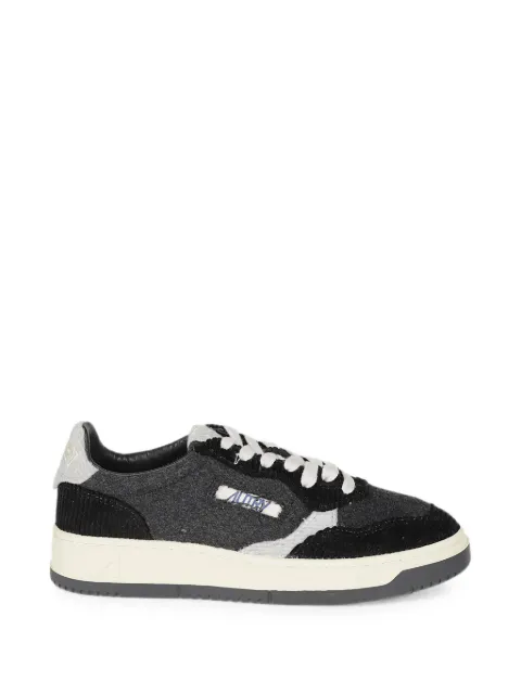 Autry corduroy-panelled sneakers Grey AULWV104