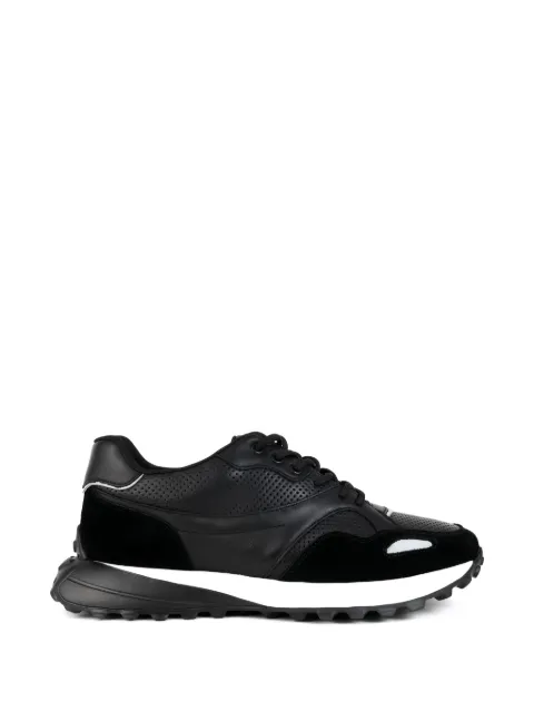 SERGIO MORETTI FIRENZE panelled lace-up sneakers Black 396920254