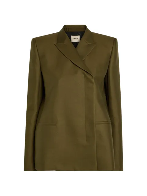 KHAITE Silvannah blazer Green 6180582