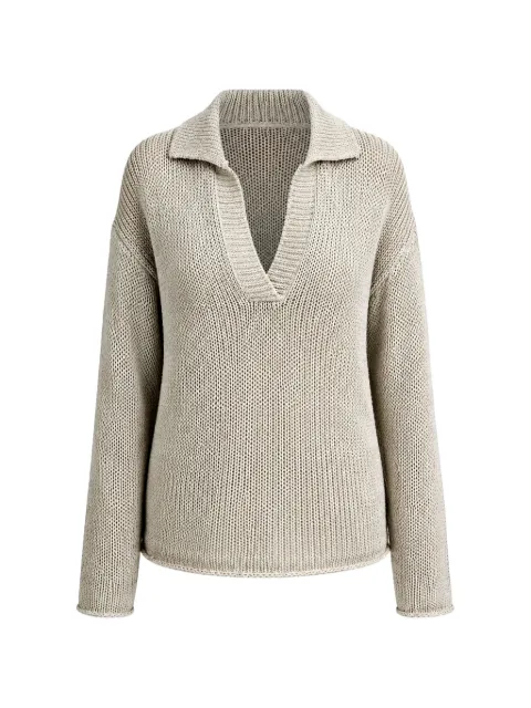Vince coated cord sweater Neutrals V184079881