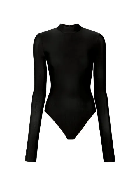 LAPOINTE mock-neck long-sleeve bodysuit Black R2245029OKCPF26