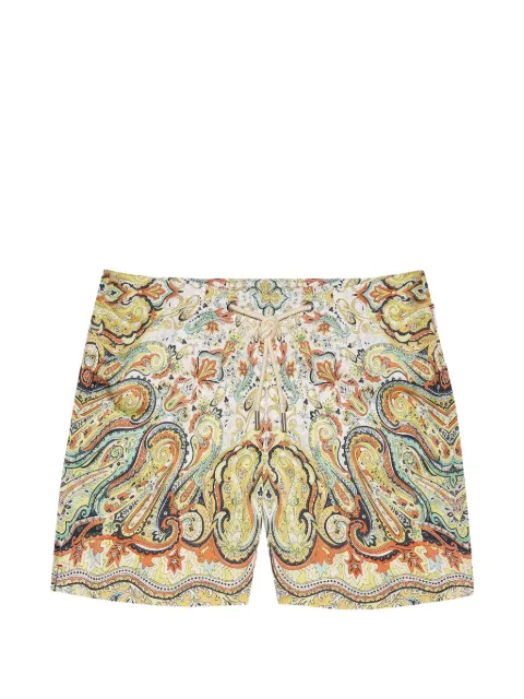 Orlebar Brown Bulldog Drawcord paisley-print swim shorts Neutrals 282420