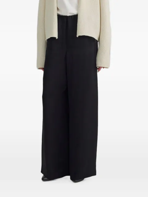 TAIGA TAKAHASHI Easy palazzo pants Black TW26AW206004