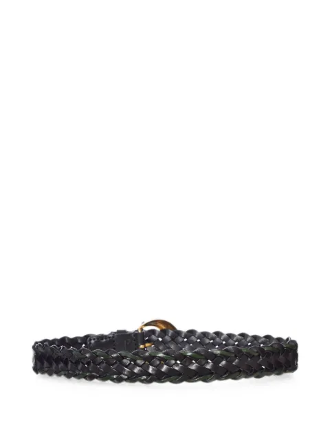 ETRO braided leather belt Black WP3B0009AE11R
