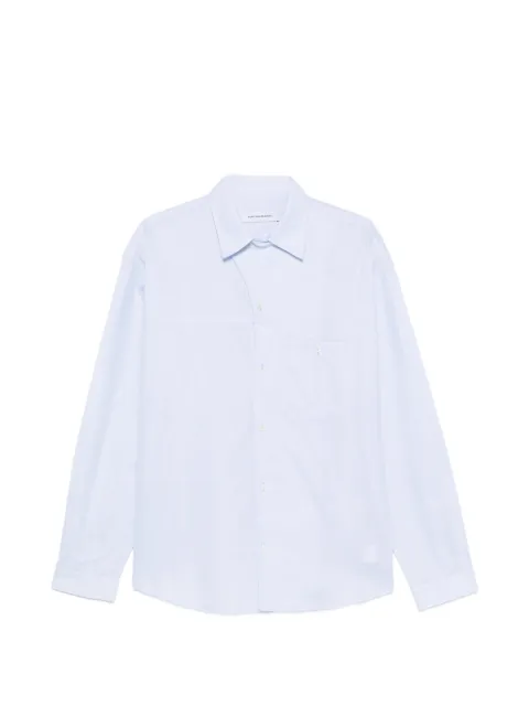 Kiko Kostadinov asymmetric-front pocket-detail shirt Blue 00202026CALIDITY