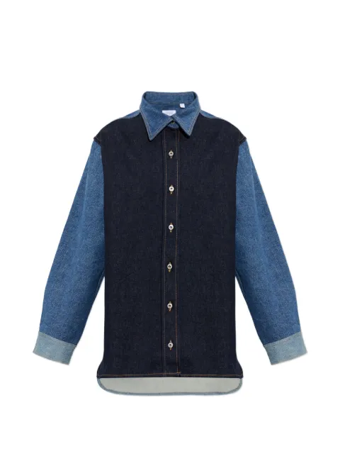 Off-White arrows-print denim shirt Blue 2FB00601TW441