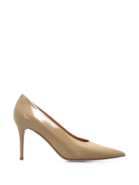 Gianvito Rossi Robbie pointed-toe pumps Neutrals G2227785RICNUI