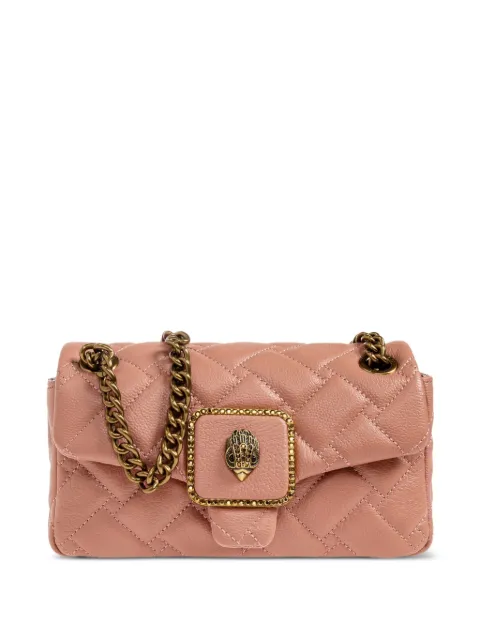 Kurt Geiger London Mini Pimlico quilted leather shoulder bag Pink MINIPIMLICOBAG0