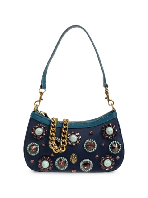 Kurt Geiger London Sloane gem-embellished shoulder bag Blue SLOANEHOBOXBODYGEMS0