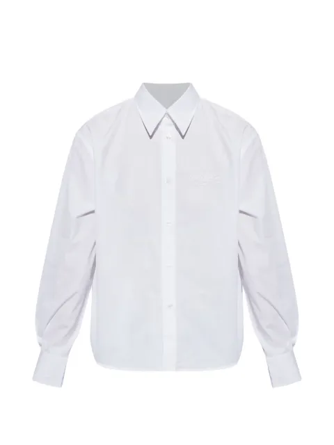 Off-White embroidered-logo shirt White 2FB00370TW101