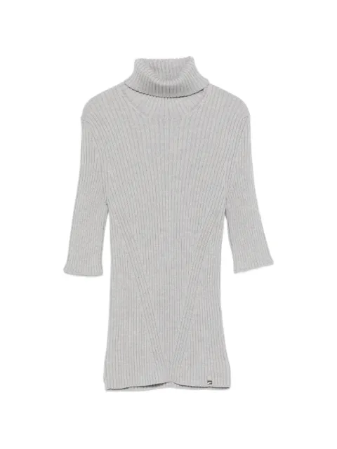 Herno turtleneck short-sleeve sweater Grey ML000085D70387