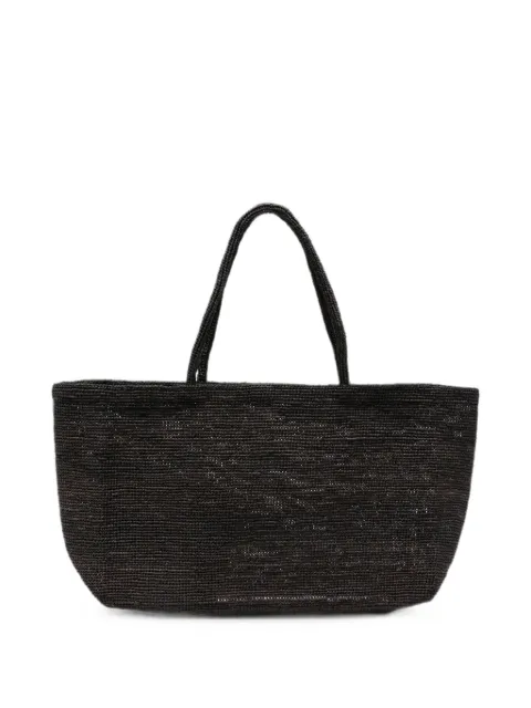 SOPHIE DIGARD woven-design tote bag Black S246MONOCRUFRFUMO
