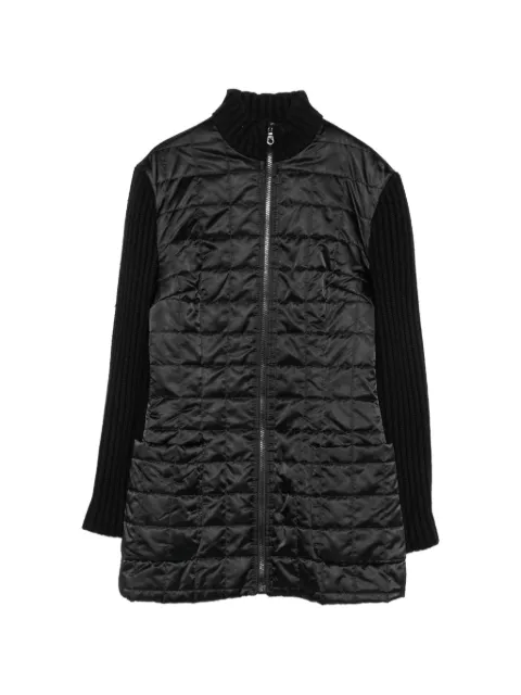 Dolce & Gabbana Pre-Owned 2000s quilted panelled coat Black DG280CFI