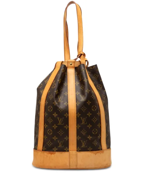 Louis Vuitton Pre-Owned 2003 Monogram Randonnee PM bucket bag Brown FZZUB9X14VAC5KZV