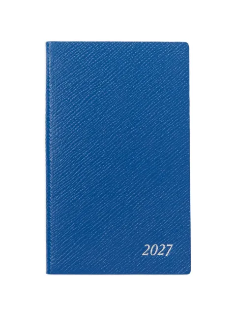 Smythson Panama weekly planner Blue 1205730