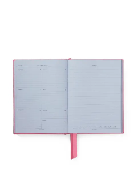 Smythson 2027 Soho weekly diary Pink 1205890