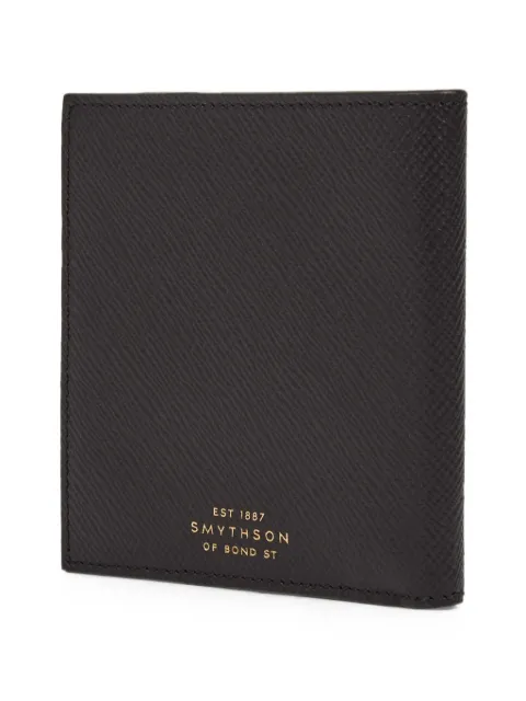 Smythson Panama cross-grain wallet Black 1204439